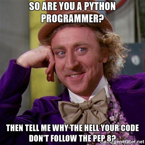 不遵守 PEP 8 的 Python 开发者不是好的开发者